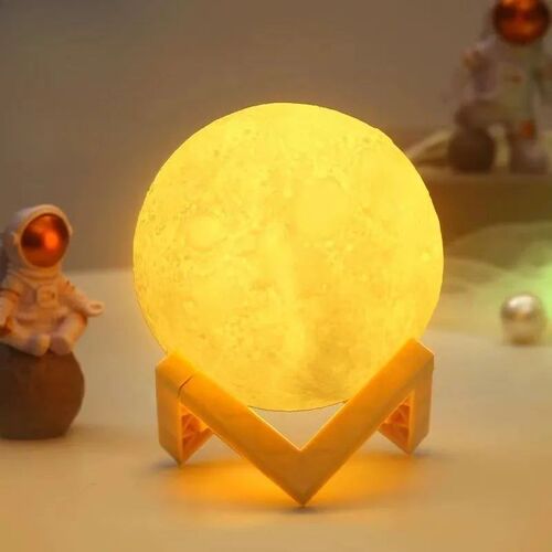 Desktop Moon Ornament,Moon Lamps LED Luna Night Light,Table