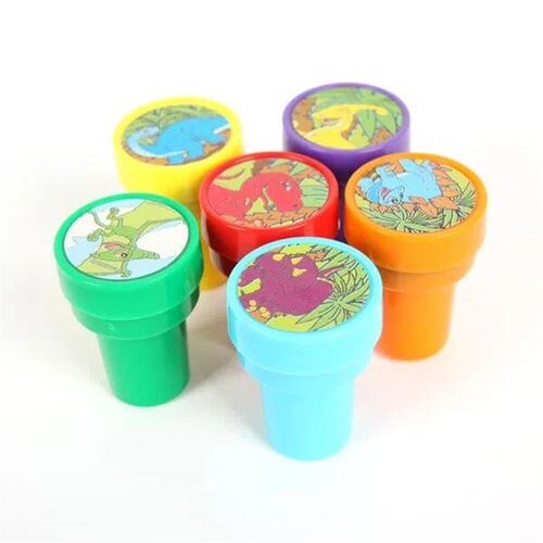 6PCS/LOT.Dragon stamp Dinosaur stamper Kids art toys Novelty