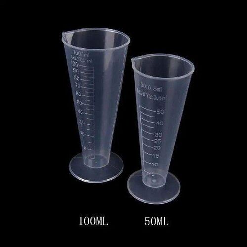 Plastic Measuring Cup 50 ml / 100mL Jug Pour Spout Surface