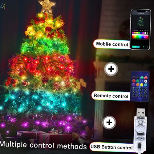 Christmas LED String Fairy Lights Dreamcolor Decor Garland