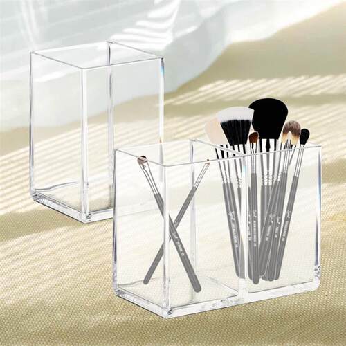 Acrylic Organizer for Cosmetics Transparent Eyebrow Pencil B