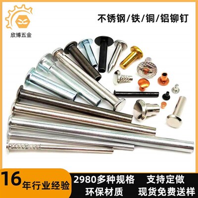 304 stainless steel semi-hollow rivet to tap female Iron