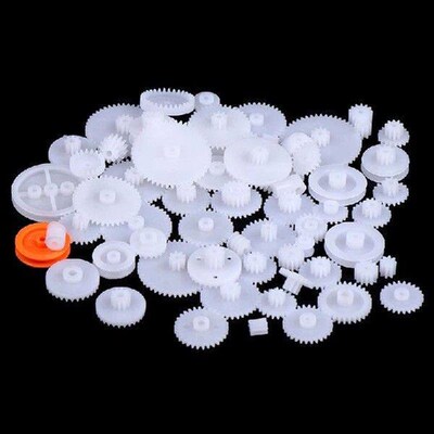 new 64 Kinds Plastic Shaft Single Double Layer Crown Worm
