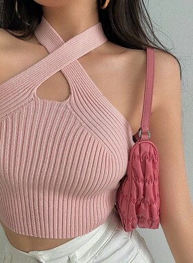 Summer Tank Top for Women 2024 Knitted Bustier Going Out Out