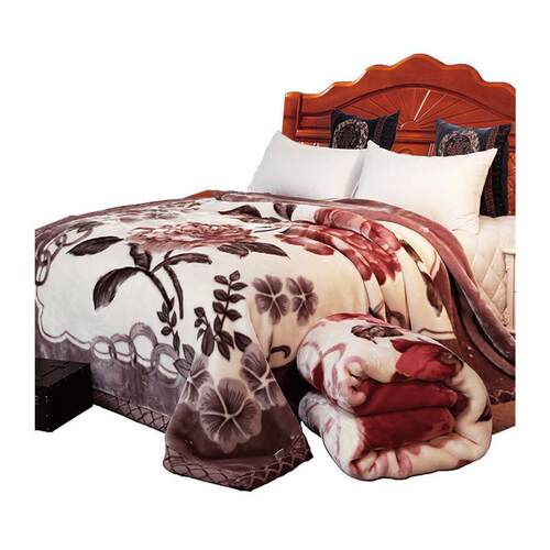 winter double layer thickened raschel blanket quilt 加厚毛毯