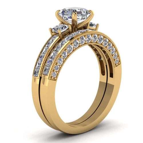 Fashion Couple Rings Vintage Stainless Steel Men Wedding Rin