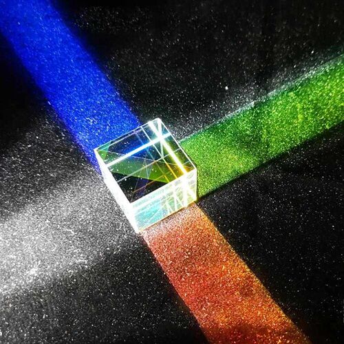 Prism Six-Sided Bright Light Combine Cube Prism Stained Glas