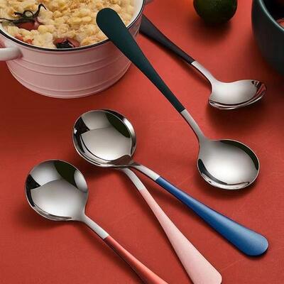 Stainless Steel Spoons Creative Internet Celebrity Spoons Ho