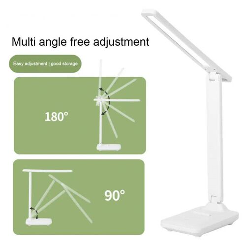 LED Table Lamp USB Chargeable 3 Color Stepless Dimmable Desk
