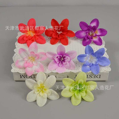 Simulation Orchid Head Bride Wreath Corsage Wrist Flower Mak