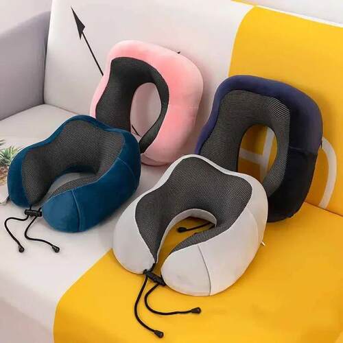 U Shaped Memory Foam Neck Pillows Soft Travel Pillow Massage