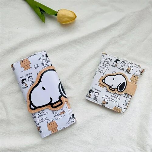 Snoopy Kawaii South Korea Ins Cute Cartoon Short Long Wallet