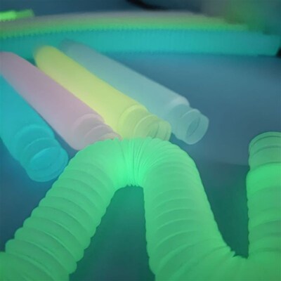 Macarone Luminous Tubes Sensory Fidget Toy Stress Relieve To