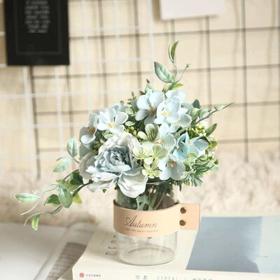 Simulation flower plant bonsai wedding decorations INS wind