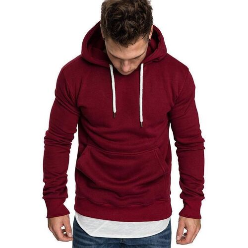 Men autumn winter hooded coat hoodie tops sweatshirt for man