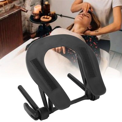 Massage Table Face Headrest Hook Loop Fastener djustable Eas