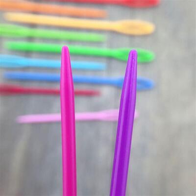 20PCs Mixed Color 7cm/9cm Plastic Knitting Needles Crochet H