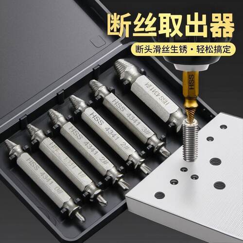 Broken Bolt Extractor, Screw Removal Tool for Stripped Screw