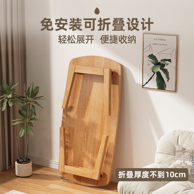 Folding coffee table double layered small desk living room