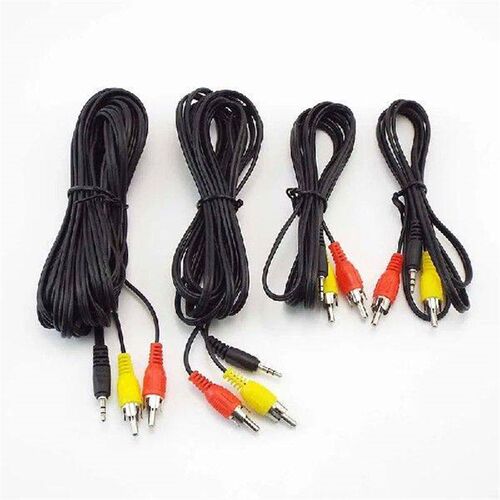 2.5mm male Plug jack to Dual 2 RCA male Cable PC Audio