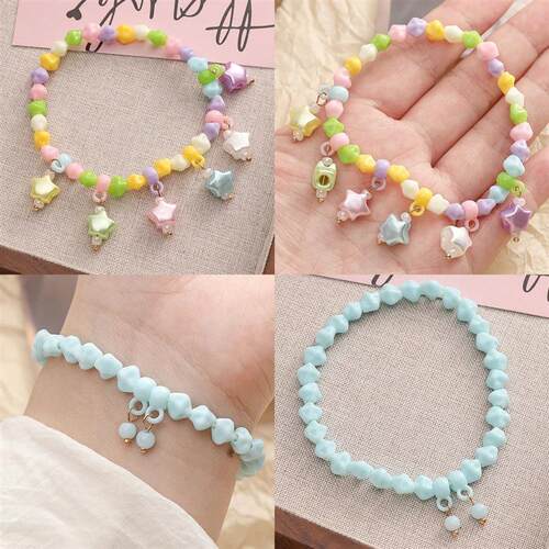 10-20pcs 9x4mm Acrylic Small Round Tee Beads Charms For Jewe