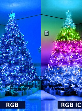 10M/20M USB Christmas Tree LED String Lights with Smart Blue
