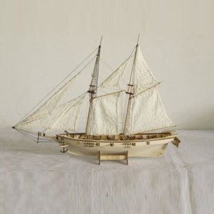 DIY Ship Assembly Model Kits Wooden Sailing Boat Scale Model
