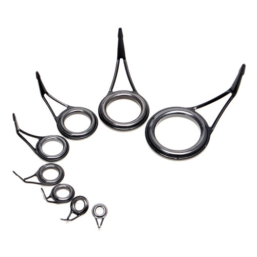 8pcs 8 Size Fishing Rod Guide Tip Top Ring Circle Pole Repai