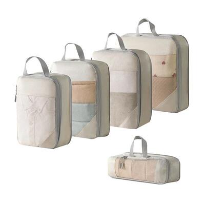 Compression Packing Cubes for Suitcases Travel Accessories E