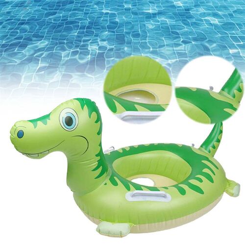Swim Ring Pool Toys with Handle Animals Float Ring Leakproof