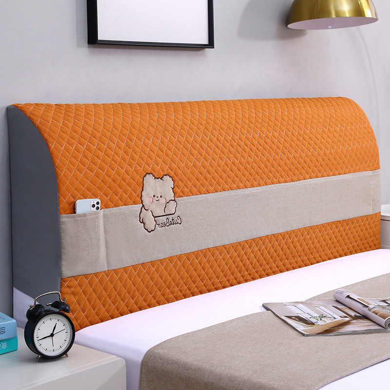 牀头罩2023年新款全包加厚防尘牀头盖布罩高档可拆洗牀靠背罩,居家布艺,床头罩,淘宝优惠券,粉丝福利购,淘宝优惠卷