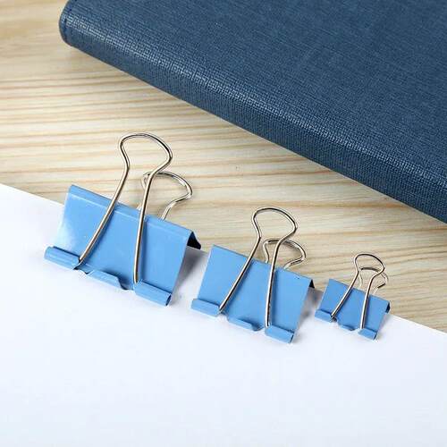 60 pcs/lot Mini Metal Paper Clips 15mm Colorful Candy Color