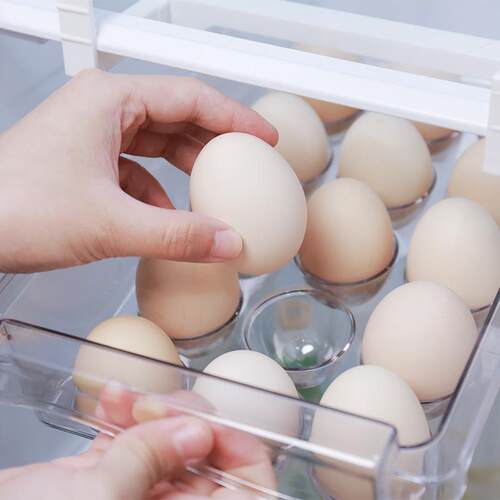 Kitchen Fruit Food Storage Box Plastic Clear Fridge Organize