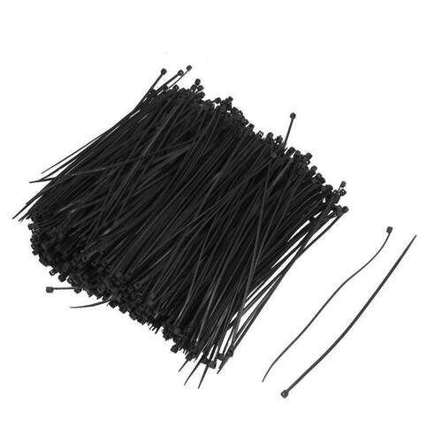 1000 Pcs 150mm x 3mm Self Locking Wire Cable Zip Tie
