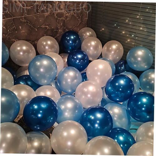 Blue Balloons Air Ballons Deco Birthday Star Foil Baloon