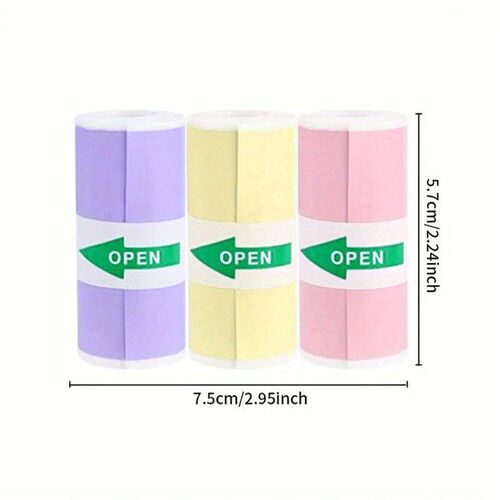 3 Rolls of  Printer Paper, Thermal Paper, Printable ers for