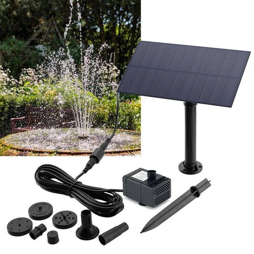 5W 5V Water Fountain Garden Decoration with Stake Solar Powe