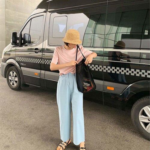 2023 New INS Style Transparent Mesh Bag Fashionable Lightwei