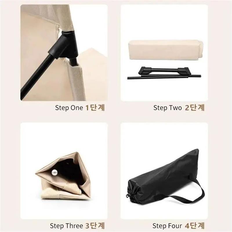 Foldable Camping Chair Outdoor Garden Park Single Lazy Chair图片