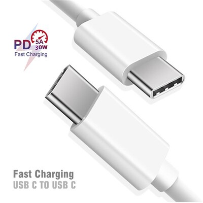 USB C to USB C fast Charging Dual Type C Cable Charger Phone