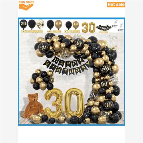 18th/20th/30th/40th Birthday Decorations Number Balloons set
