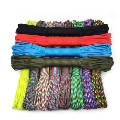 High Quality 31 Meters 100FT Paracord 550 Rope Type III 9 St