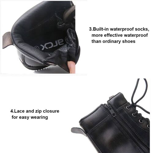 Motorcycle Riding Boots Racing Off-road Vintage Martin Boots