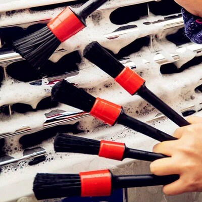 5PCS Car Wash Brush Detail Small Automotive Interior Cleanin