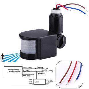 Automatic 220V 2021 Infrared Detector 110 Sensor PIR Motion