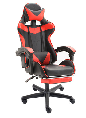 皮质电竞赛车椅wcg游戏座椅网吧竞技LOL办公电脑椅主播家用可躺椅