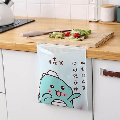 Car trash bags, adhesive type, cute and disposable for use i
