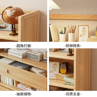 Simple bookshelf storage rack, multi-layer home office deskt