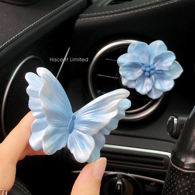 202新款车载香薰香水高级感汽车出风口装饰女生花朵车内饰品摆件