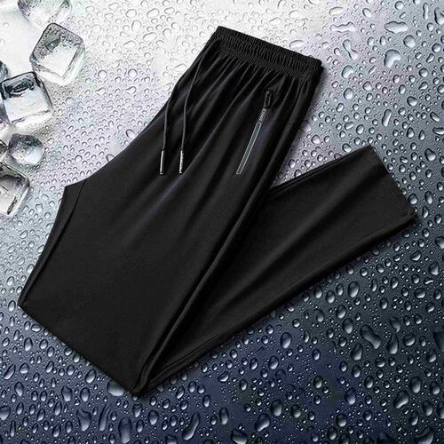 Mens Pants Summer Ice Silk Pants Stetch Quick-drying Pants